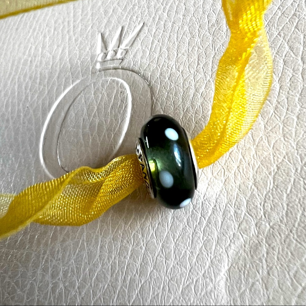 Pandora Murano Glass Bead - Olive Green
